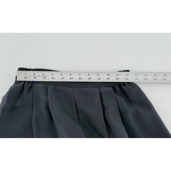 Vtg BCBG Sportswear High-Rise Wide Leg Lined Black Dress Pants Pants Sz 2 USA - Picture 8 of 10